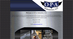 Desktop Screenshot of opaindustries.com